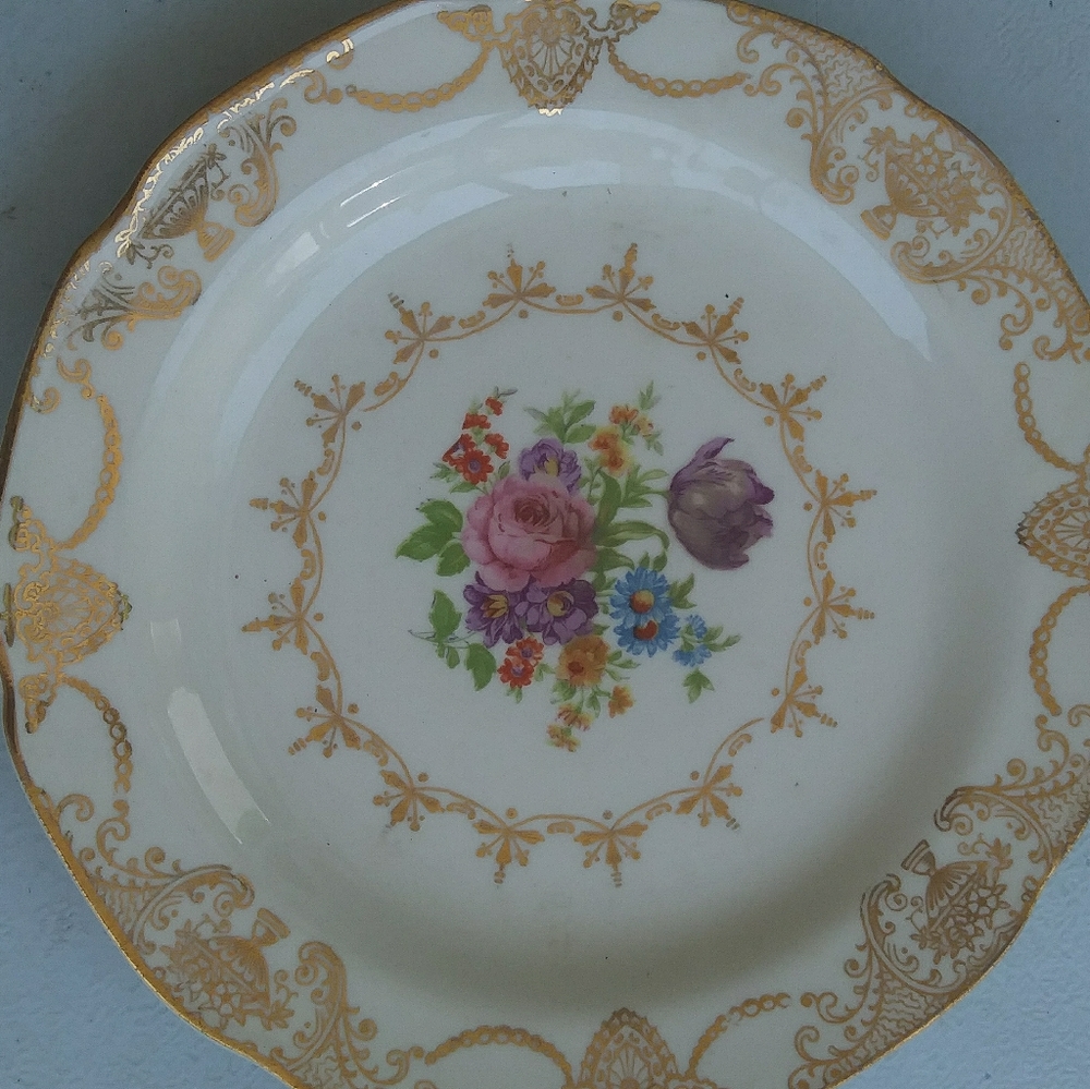 Golden jubilee by Stetson 22K gold set of 6 plates - Picture 2 of 5